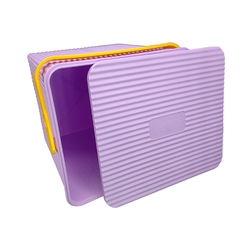 PP Plastic Square Bucket In Mold Label