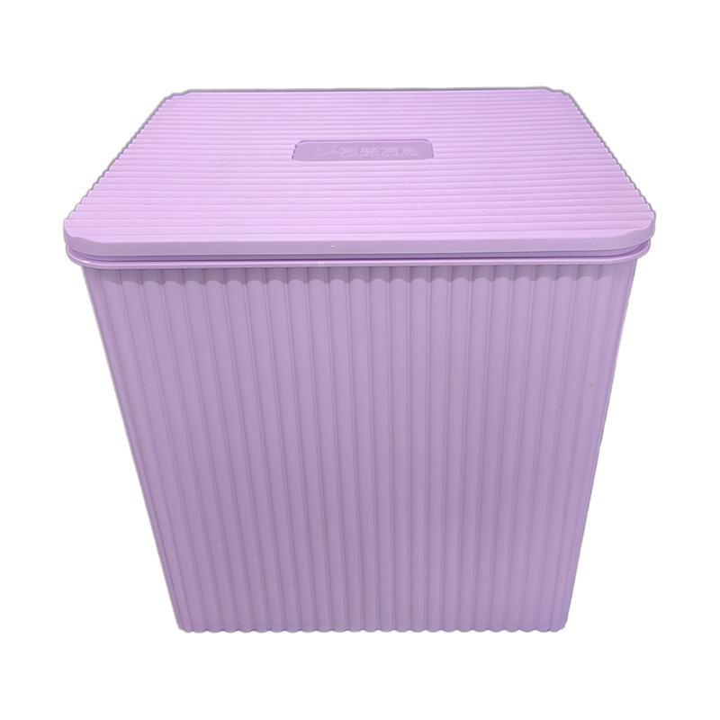 PP Plastic Square Bucket In Mold Label