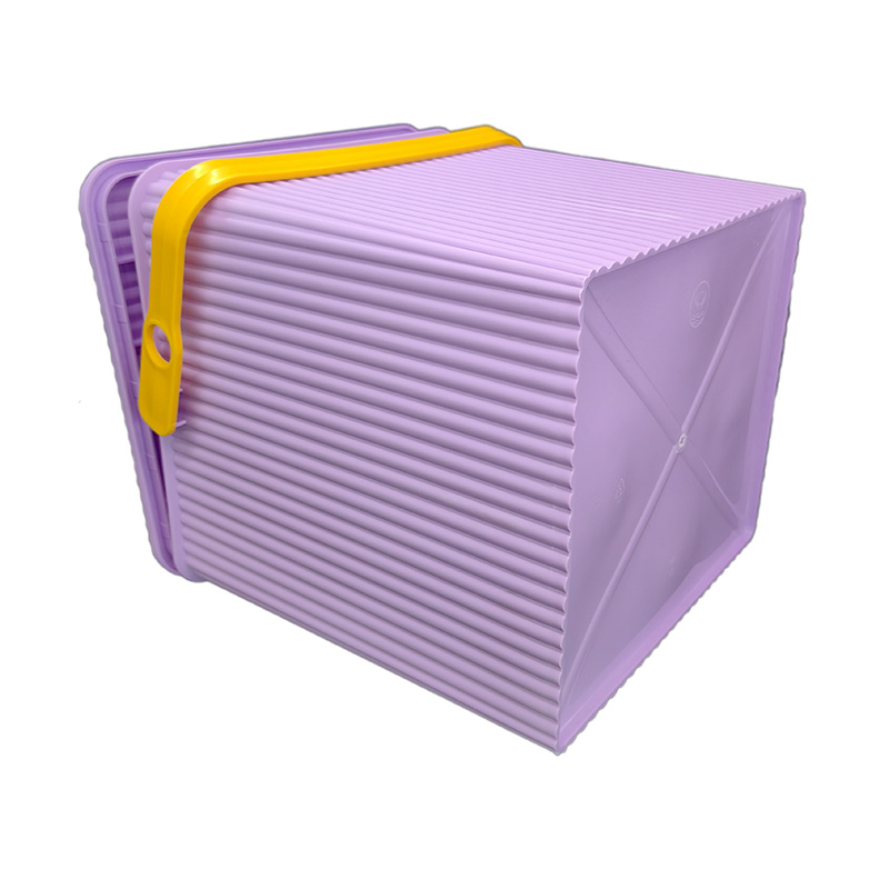 PP Plastic Square Bucket In Mold Label