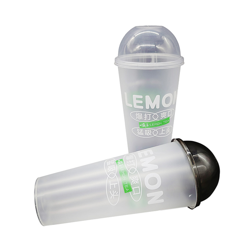 PP Plastic Bubble Tea Cup In Mold Label
