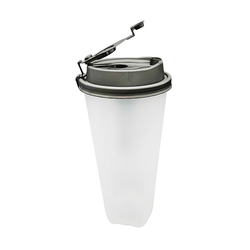 PP Plastic Milk Tea Cup In Mold Label
