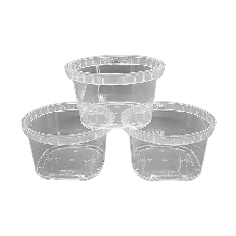 PP IMLプラスチックスクエアヨーグルトバケット