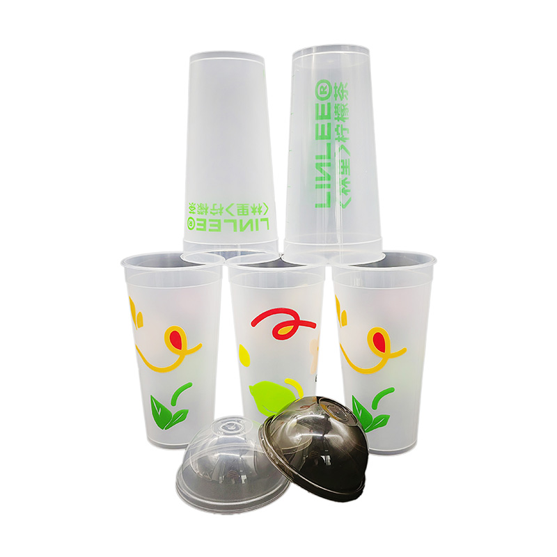 金型ラベルのPPプラスチックミルクカップ